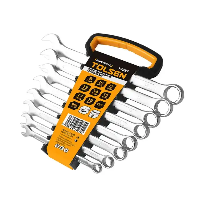 ست آچار یکسر رینگی 8 عددی صنعتی تولسن مدل 15887