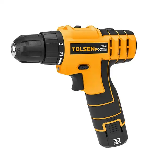 دریل شارژی 12 ولت تک باتری تولسن مدل 79041